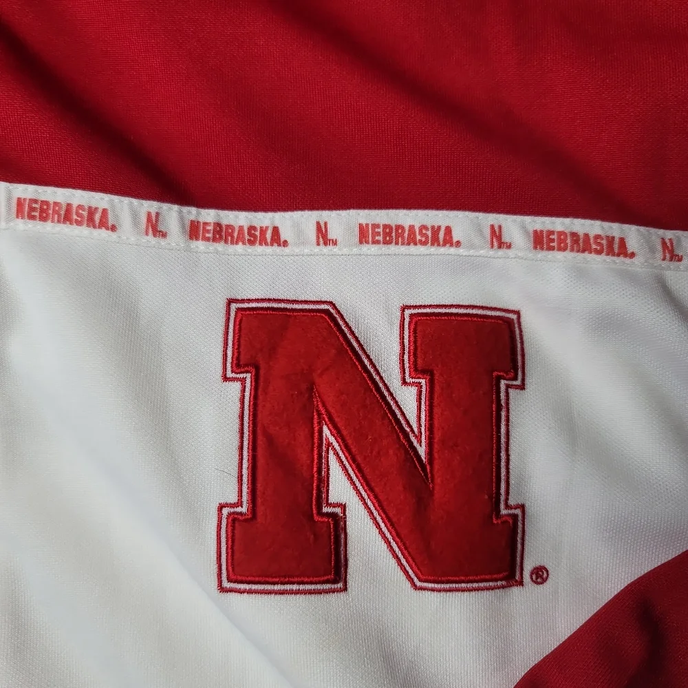 Spike Sports NCAA Nebraska Cornhuskers Zip Up Track Jacket Men's Large - Picture 5 of 11